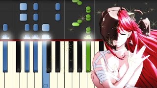 Elfen Lied  Lilium  Piano Tutorial  Notas Musicales [upl. by Elidad]