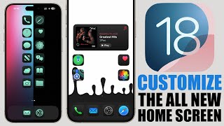 iOS 18  How To CUSTOMIZE The New Home Screen [upl. by Oile]