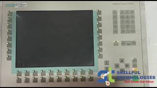 SIEMENS SIMATIC Multi Panel MP370 code 6AV6542 0DA10 0AX0 Panel Replacement Testing [upl. by Noret]