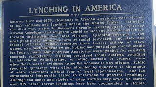 Israelites visit another lynching Monument￼ in Tallahassee FL￼ [upl. by Ardyce]