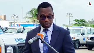 BENIN  LE GOUVERNEMENT RECEPTIONNE UN IMPORTANT LOT D’AMBULANCES [upl. by Scarito]