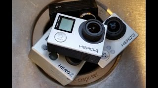 A look inside a garbage disposal with a Go Pro [upl. by Aramat]