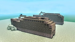 TITANIC Mini Shipwreck Tutorial MinecraftPE [upl. by Nyberg]