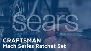 Craftsman Mach Series Ratchet and 53 pc Mechanics Tool Set  at Sears [upl. by Ruddie]