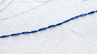 How To Back Stitch By Hand [upl. by Llewellyn146]