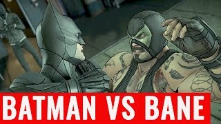 Batman vs BANE  BATMAN Telltale SEASON 2 EPISODE 2 [upl. by Ahsienet732]