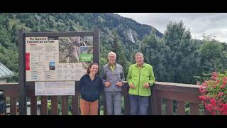 VIA FERRATA 2024 VAUJANY 12 Septembre La CASCADE Les PASSERELLES 1715 m [upl. by Hajile]