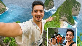 Hiking down Kelingking beach  NUSA PENIDA [upl. by Blane]