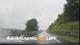 Von 0 auf 10⛈️ Heftiger Niederschlag mit Hagel amp Aquaplaning bei 404 und 550min DJI Osmo Action 4 [upl. by Keldon]