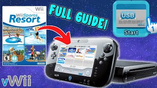 How to Play Backed up Wii Games on Wii U USB Loader GX Guide vWii 2024 [upl. by Anitsua]