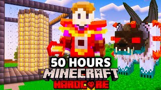 I Survived 50 HOURS with ALL THE MODS in Minecraft Hardcore [upl. by Millisent]