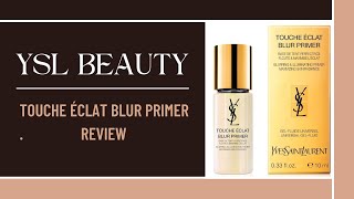 YSL Touche Eclat Blur Face Primer Review  Demo  Yves Saint Laurent Beauty Products [upl. by Riffle]