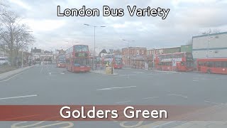 London Bus Variety ► Golders Green Bus Station 2642018 [upl. by Justicz]