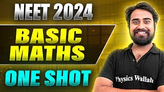 BASIC MATHS in 1 Shot FULL CHAPTER COVERAGE ConceptsPYQs  Prachand NEET 2024 [upl. by Madanhoj]