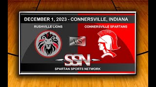 CHS Spartan Basketball vs Rushville  December 1 2023 [upl. by Topper929]