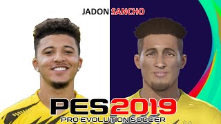 JADON SANCHO  PES 201920202021  FACE BUILD amp STATS [upl. by Enitsenrae502]