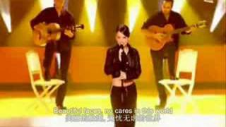 法国美女 Alizee  La Isla Bonita 中英文字幕 超级好听 高清晰 [upl. by Lankton]