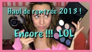 Haul de Rentrée 2013 encore  LOL  Vêtement coiffure makeup [upl. by Allyson780]