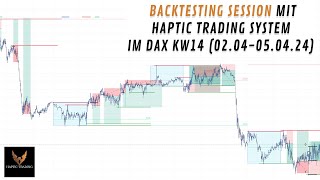 HT Trading System Backtesting Session in KW14 2024 im DAX [upl. by Oletha39]