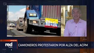 Camioneros protestaron por el aumentos del ACPM [upl. by Belldas]