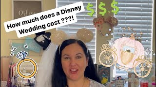 How much does a Disney wedding cost  wedding [upl. by Porta]