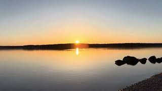 Sunrise Sebago Lake Standish Maine April 8 2024 [upl. by Eeluj]