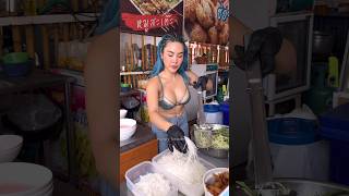 Famous White Noodle Pork Noodle Tom Yum Thai Street Food [upl. by Yendroc353]