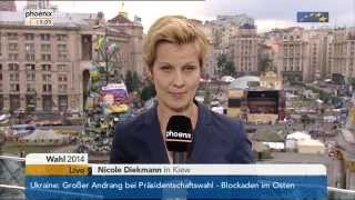 UkraineWahl  Nicole Diekmann zum Ergebnis am 25052014 [upl. by Bush]