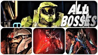 HALO INFINITE➤ ALL BOSSES  Legendary  4K60ᶠᵖˢ UHD [upl. by Oiluig]