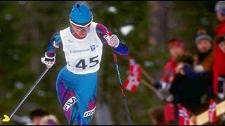 Manuela Di Centa Wins Medals In All Ski Distances  Lillehammer 1994 Winter Olympics [upl. by Nodal]