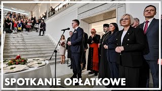 Doroczne spotkanie opłatkowe parlamentarzystów [upl. by Dnalrah30]