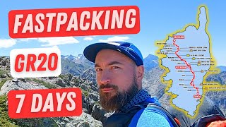 Fastpacking the GR20 Corsica in 7 Days [upl. by Akiv]