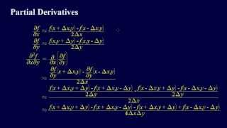 638Numerical Differentiation Finite Difference with Partial Derivatives [upl. by Vani]