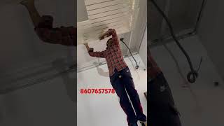 How to install pvc panel in ceiling 🫥🫥🫥 [upl. by Dnalon]