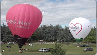 Festival 2023 de Montgolfières à Annonay Ardèche  France [upl. by Keiko543]