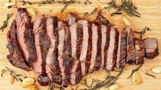 Pan fried ribeye steak  how to cook a ribeye steak without a cast iron skillet [upl. by Tormoria866]