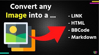 How to Make a Picture into a URL 🔗 CONVERT IMAGE INTO A LINK [upl. by Chuu]