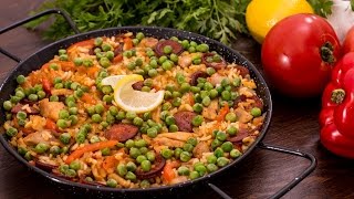 Chicken and Chorizo Rice Paella style [upl. by Girish566]