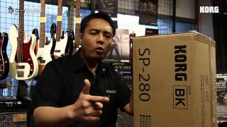 The new Korg SP280 unboxing [upl. by Hailed]