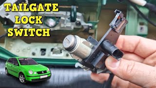 Tailgate Handle Switch Unit Repair  Volkswagen Polo [upl. by Ahsatak]