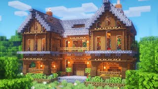 Minecraft Riesiges Haus bauen Tutorial 119  Riesiges Haus bauen in Minecraft Survival Tutorial [upl. by Aciras]