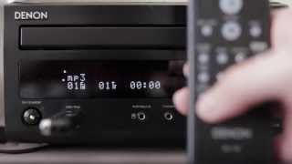 Denon DM38  USB Storage Navigation and Playback [upl. by Enelyk]