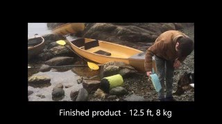 Ultralight canoe build [upl. by Etnohs]