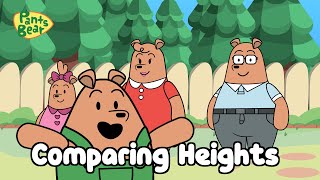 Tall and Short  Comparing Heights  Measurement  Fun Math Lesson  PantsBear [upl. by Macri]