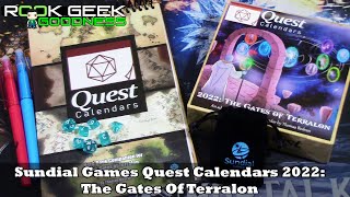 Sundial Games Quest Calendars 2022 The Gates Of Terralon [upl. by Dorn]