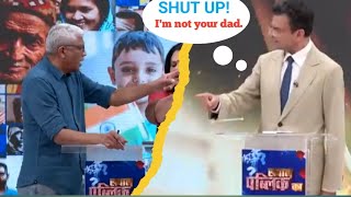 DrRanganathan vs Ashutosh fight  Studio turn battleground ll Ranganathan slams ashutosh [upl. by Pelagias]