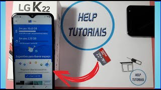▶ COLOCANDO O CARTÃO DE MEMÓRIA NO CEL LG K22 👉 Cartão MICRO SD Celular LG K22 👈Como Inserir não [upl. by Enicar]