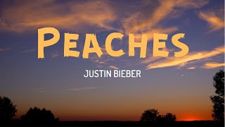 Justin Bieber  Peaches Acoustic Lyrics [upl. by Yniar]