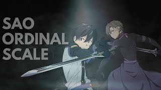 SAO Ordinal Scale  Till The end Hardtekk Remix Tiktok Version [upl. by Eicart]