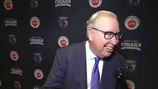 Ron quotJawsquot Jaworski  Ditka amp Jaws Cigars With The Stars Super Bowl 58 [upl. by Rozina]